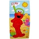 OEM Sesame Street Plaza Sesamo Fiber Reactive Beach Towel Elmo Lola Sandcastle Beach Fun