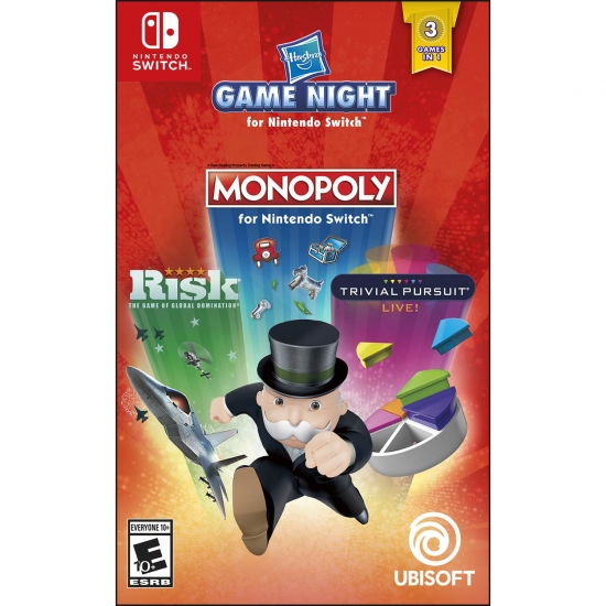 Ubisoft Hasbro Game Night Monopoly Risk Trivial Pursuit  Nintendo Switch