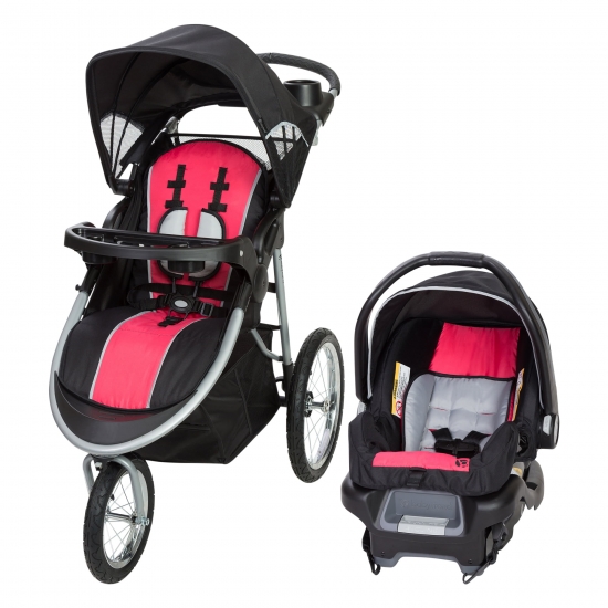 Baby Trend Pathway Travel System Stroller, Optic Pink