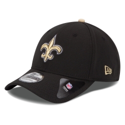New Orleans Saints New Era 39THIRTY Team Classic Flex Hat - Black