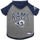 Pets First NFL Los Angeles Rams NFL Hoodie Tee Shirt for Dogs & Cats - COOL T-Shirt, 32 Teams - Small