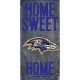 Fan Creations Baltimore Ravens 6'' x 12'' Home Sweet Home Sign