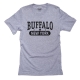 Hollywood Thread Trendy Buffalo, New York with Stars Men's Grey T-Shirt