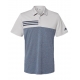 Adidas Men's Colorblock Sport  Shirt Heather Navy L
