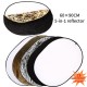 60x90cm 5 in 1 Multi Elliptical Reflector Collapsible Multi Disc Light Reflector for Studio Or Any Photography Situation