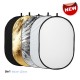 90x120cm 5 in 1 Portable Collapsible Light Round Photography Reflector for Studio Multi Photo Disc accessories