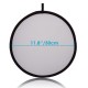 NEEWER 11.8 inches Portable 5-in-1 Reflector Kit Translucent Multi Disc Light Reflector for Studio or any Photography Situation