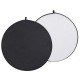 NEEWER 11.8 inches Portable 5-in-1 Reflector Kit Translucent Multi Disc Light Reflector for Studio or any Photography Situation