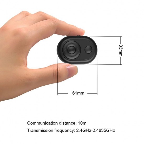 Mini Wireless Bluetooth Remote Shutter Controller Button Self-Timer Camera Stick Shutter Release Phone Selfie Stick For Phone