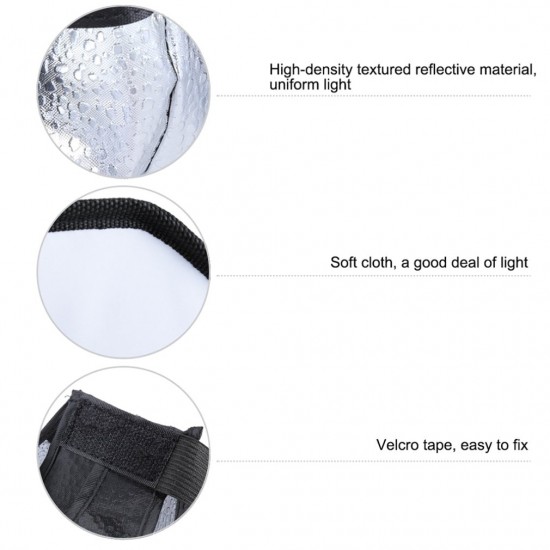 20cm Universal Octangle Style Foldable Flash Light Diffuser Octagon Speedlight Diffuser Softbox Soft Box for Canon Nikon