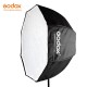 Godox Photo Studio 80cm 31.5in Portable Octagon Flash Speedlight Speedlite Umbrella Softbox Soft Box Brolly Reflector