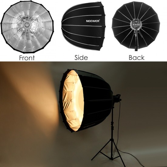 Neewer Photography Softbox Lighting 89cm Dodecagon Professional Light System Softbox with Grey Rim For Photo Studio Equipment