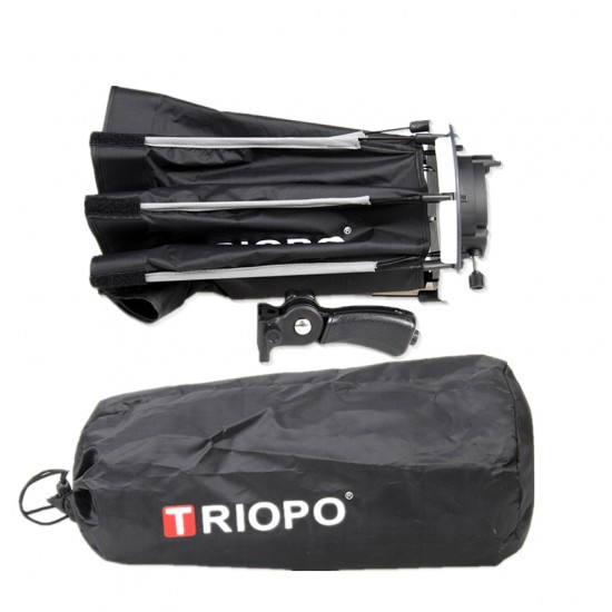 TRIOPO 65cm Umbrella Softbox Portable Outdoor Octagon For Godox V860II TT600 TT685 YN560 III IV TR-988 Flash Speedlite Soft Box
