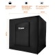 Travor Light Box 80x80CM Portable Softbox Photo LED Lightbox Tent With 3 Colors Background For Studio Photography Lighting Box