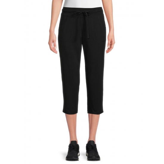 Athletic Works Womens Core Knit Capri With Front Pockets