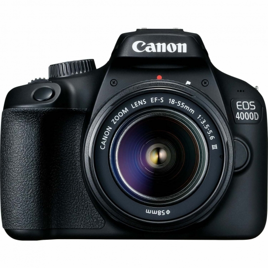 Canon EOS 4000D DSLR Camera EFS 1855 mm f3556 III Lens Intl Model
