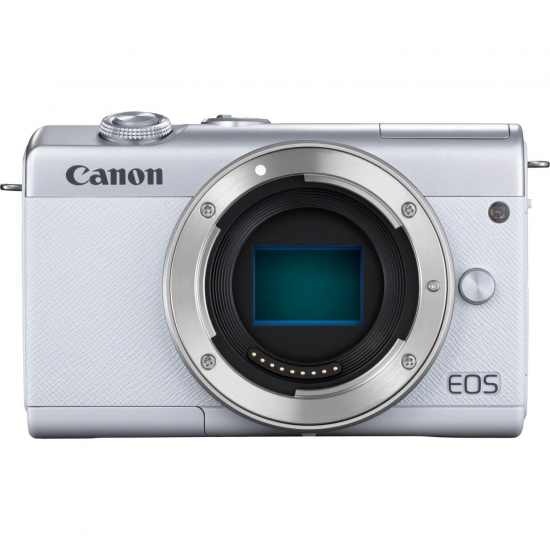 Canon EOS M200 Mirrorless Digital Camera Body Only White