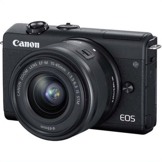 Canon EOS M200 Mirrorless Digital Camera with 1545mm Lens International Model