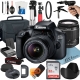 Canon EOS Rebel T100  4000D DSLR Camera Bundle with 1855mm Zoom Lens  32GB SanDisk Card  Case  Tripod  ZeeTech Accessory