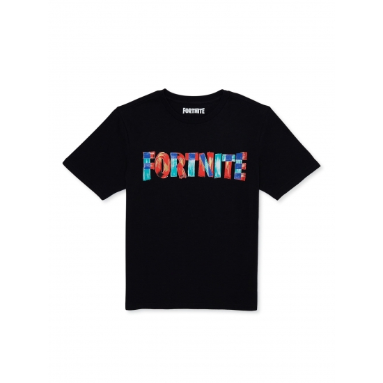 Fortnite Boys Logo Crew Neck Short Sleeve Graphic TShirt Sizes 818