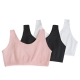 Fruit of the Loom Womens Tank Style Cotton Sports Bra 3Pack Style9012