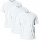Gildan Heavy Cotton Short Sleeve Crew TShirt for Crafting  White Unisex Classic Fit 3Pack Blank Tees Size L Style G5000