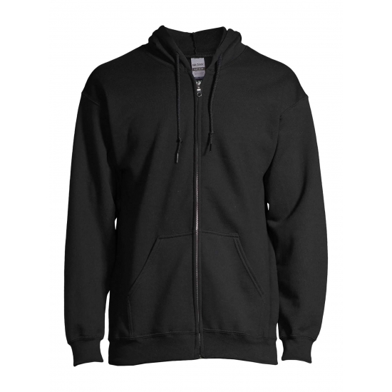 Gildan Unisex Heavy Blend Fleece Full Zip Hooded Sweatshirt Size Small to 3XL