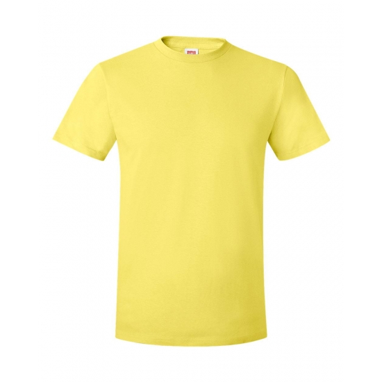 Hanes 45 oz 100 Ringspun Cotton nanoT TShirt 4980 Yellow XL