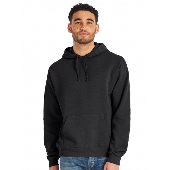 Hanes Mens Garment Dyed Fleece Hoodie Sweatshirt Sizes S3XL