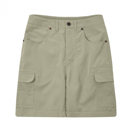 JWZUY Cargo Shorts for Women Lightweight Summer Shorts with Zipper Casual Pockets Shorts Green L