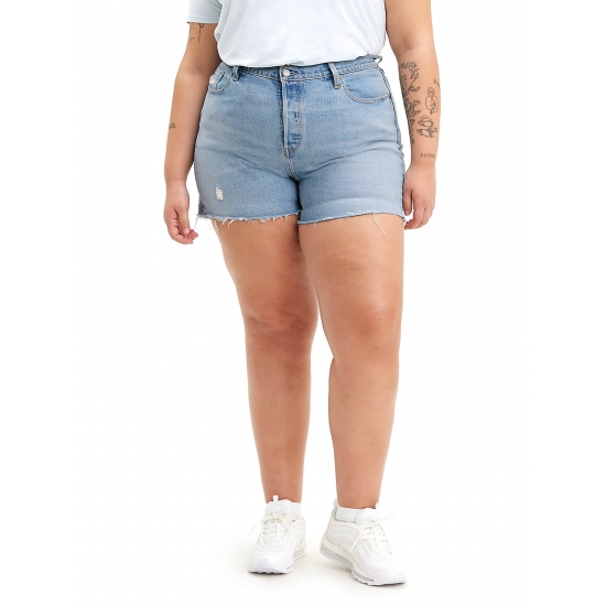 Levis Levis Womens Plus Size 501 Original HighRise Jean Shorts