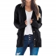 LoyisViDion Coat WomenS Knit Cardigans Loose Slouchy Oversized Wrap Chunky Pocket Sweaters Coat Black 10XL
