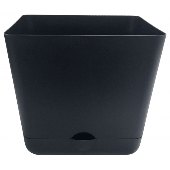Mainstays SelfWatering 12in Black Square Planter