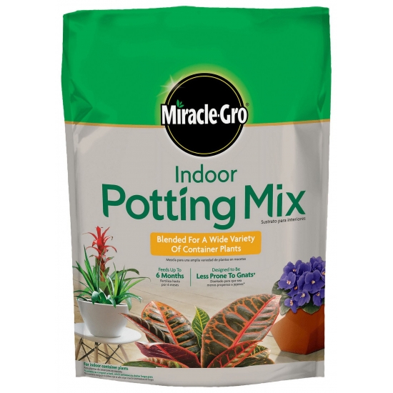 MiracleGro Indoor Potting Mix Blended for Container Plants 6 qt