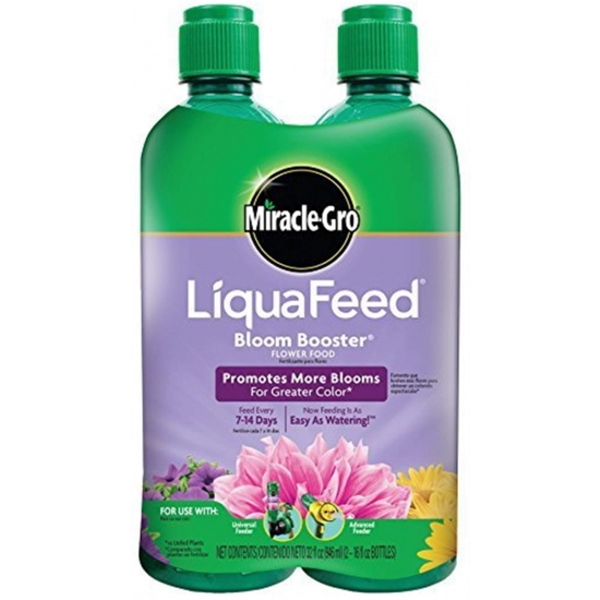 ONLINE MiracleGro Liquafeed Bloom Booster Flower Food Refills Two 16oz Bottles