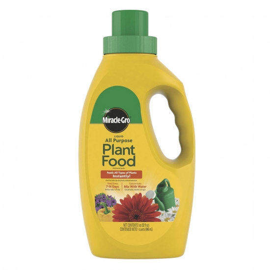 MiracleGro Liquid All Purpose Plant Food Concentrate 32 oz
