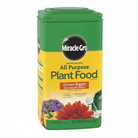 MiracleGro Water Soluble 425 lb All Purpose Plant Food 24816 302050605