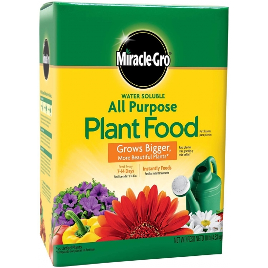 MiracleGro Water Soluble All Purpose Plant Food 10 lbs