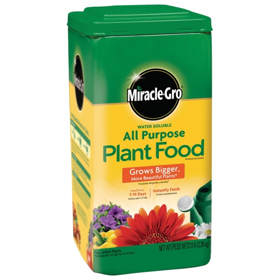MiracleGro Water Soluble All Purpose Plant Food 5 lbs