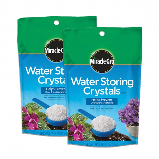 MiracleGro Water Storing Crystals 12 oz 2Pack
