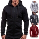 Oxodoi Sales Clearance Hoodies for Men Mens Hoodies Zipper Hooded Sweater Coat Mens Solid Color Cardigan Mens Fashion Hoodies  Sweatshirts