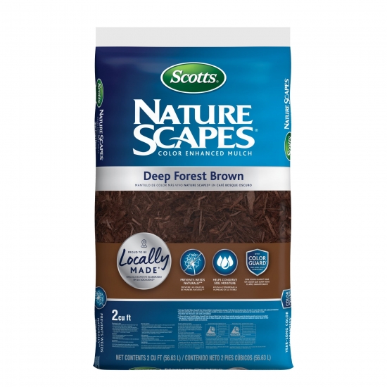 Scotts Nature Scapes Color Enhanced Mulch Deep Forest Brown 2 cu ft