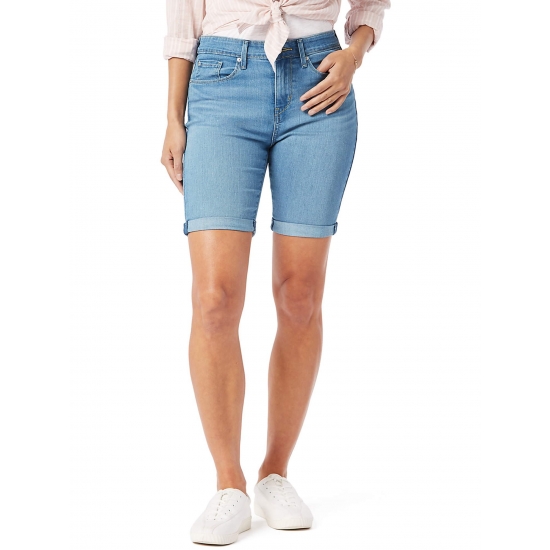 Signature by Levi Strauss  Co Womens Mid Rise Bermuda Shorts