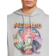 Disney The Little Mermaid Mens and Big Mens Mermaid Crew Graphic Hoodie with Long Sleeves Sizes S3XL