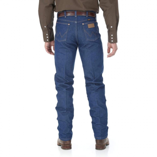 Wrangler Mens 13Mwz Cowboy Cut Rigid Original Fit Jeans Indigo 40W x 40L  US