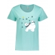 Inktastic Christmas Polar Bear and Cub with a Star Adult Women's Plus Size T-Shirt Female Chill Blue 3X
