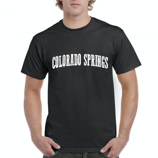 Colorado Buffaloes Mens Colorado Springs Short Sleeve T-Shirt