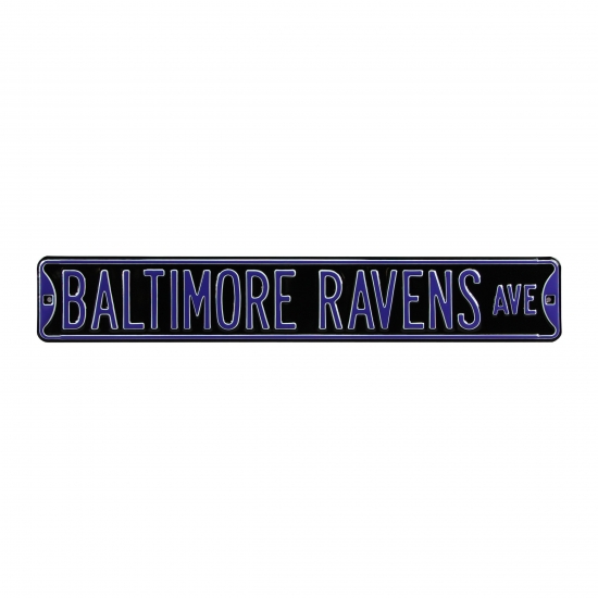Authentic Street Signs Black Baltimore Ravens 6