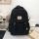 black only backpack