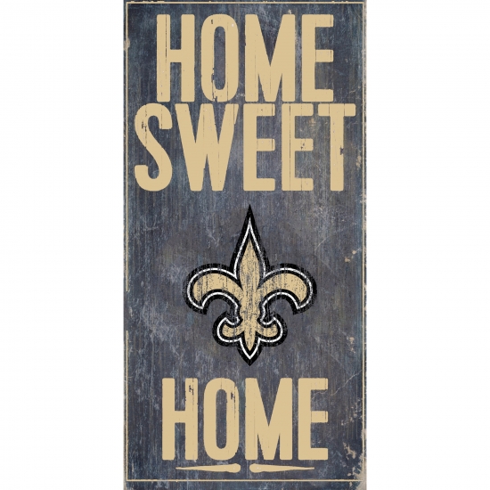 Fan Creations New Orleans Saints 6'' x 12'' Home Sweet Home Sign